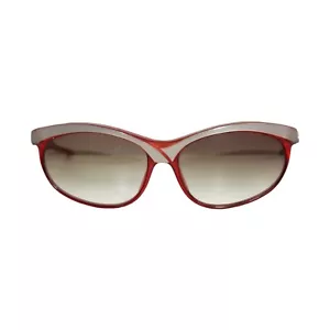 Unbranded Vintage Sunglasses Red Grey Plastic Frame Full Rim - Picture 1 of 6