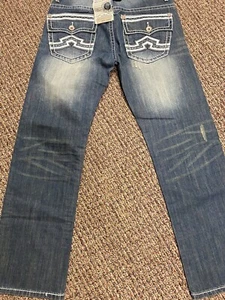Antique rivet mens jeans 31 - Picture 1 of 2