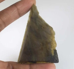 Natural 124.80 Ct Rainbow Shinny Labradorite 62 x 41 mm Gemstone Slab Rough Ebay - Picture 1 of 5