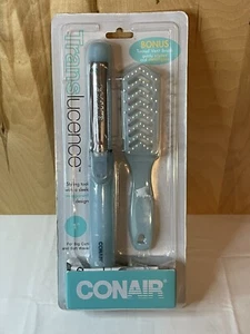 Vintage Conair 1998 Curling Iron & Brush Translucence 1” New Sealed - Picture 1 of 7