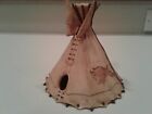 G GAUGE TEEPEE -- HAND PAINTED -- 5" WIDE AT THE BOTTOM -- 5" TALL -- BRAND NEW!