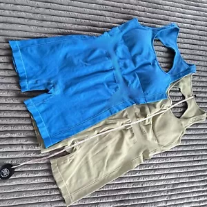 Einteiler Yoga Damen Fitness Bodys Push Up Shorts Trainingskleidung M/L - Bild 1 von 4