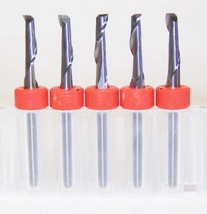 (5) 1/8"(.1250") molino final de carburo de flauta única para plástico Kyocera 1516.1250.400 - Imagen 1 de 2