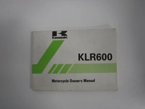 KAWASAKI KLR600 Owner's Manual 1984 - Picture 1 of 3
