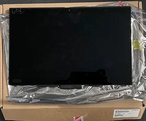 As-is Cracked Lenovo X1 Yoga 3rd Gen LCD Touch Screen Bezel 14" WQHD 01YT243 A6 - Picture 1 of 3