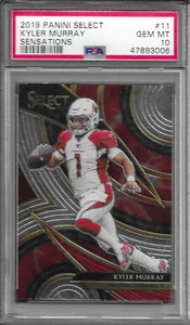2019 Panini Select Kyler Murray Sensation #11 PSA 10 - Bild 1 von 1