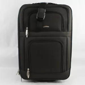 Pierre Cardin Brown Rolling Suitcase Carry-On Luggage 22" - Picture 1 of 5