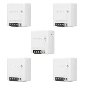 SONOFF MINI R2 WIFI APP DOMOTICA SMART SWITCH INTERRUTTORE ALEXA GOOGLE HOME 5PZ - Foto 1 di 2
