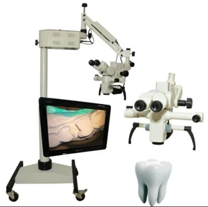 Microscopio de cirugía inclinable (dental) de 5 pasos con envío rápido - Imagen 1 de 12