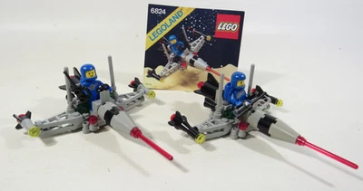LEGO Classic Space #6824 Space Dart 100% Complete w/ Instructions Lot of 2 - Image 1 of 4