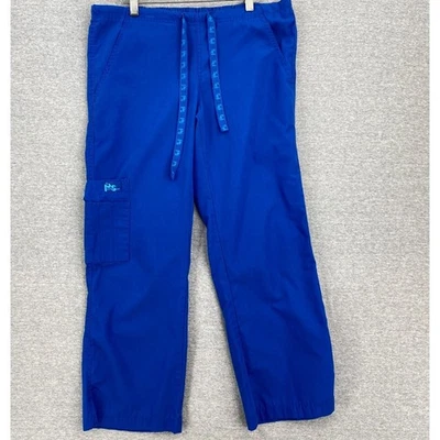 Pantalones Médicos Deportivos Peaches Mujer Azul Parte Inferior Pequeña Enfermera Uniforme Médico Veterinario Foto 1 de 4
