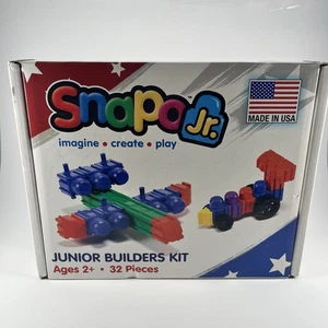 SnapoJr Junior Builders Kit 32pc Ages 2+ Toy Set Made USA - Picture 1 of 3