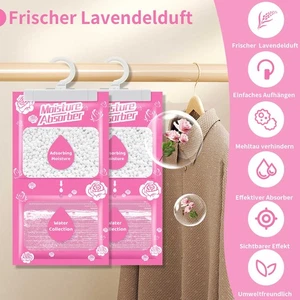 10-50pcs Luftentfeuchter Kleiderschrank Entfeuchter zum Aufhängen Hängen Schrank - Bild 1 von 14