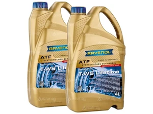 8 Liter (2x4L) RAVENOL ATF T-WS Lifetime Automatikgetriebeöl Made in Germany - Bild 1 von 2