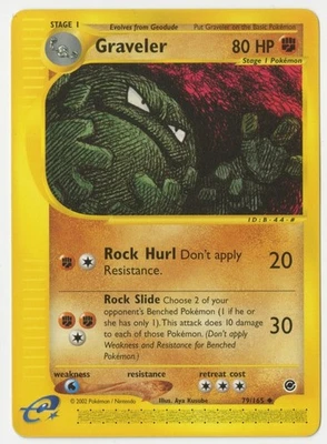 Pokémon - Graveler (Expedition Base Set card - 79/165) - Image 1 of 2