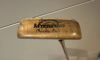 House Of Myrtlewood Wooden Mallet Putter Coos Bay Oregon Golf Club 36” RARE - Image 1 of 4