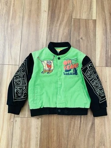 SpongeBob SquarePants Jeff Hamilton JH Designs Racing Jacket Toddler Size 5T - Picture 1 of 13