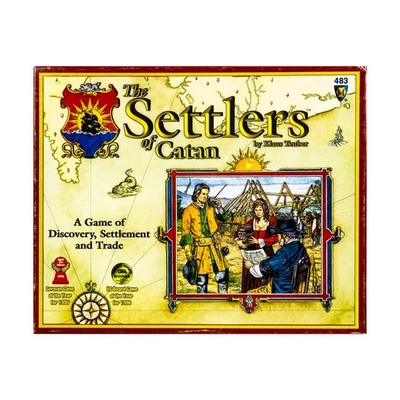 Mayfair Board Jeu Colons de Catan (3rd Édition, 3rd) W/5-6 Lecteur Expansi VG / - Photo 1/2