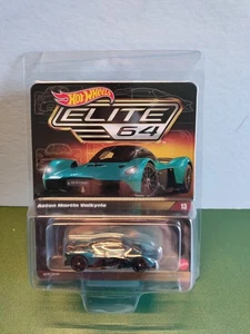 Hot Wheels Elite 64 Aston Martin Valkyrie 13 2022+ Metallic Teal Mattel - Picture 1 of 3