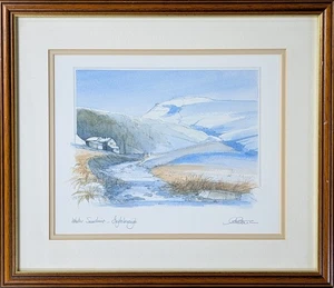Geoffrey Cowton - Winter Sunshine Ingleborough - Picture 1 of 8