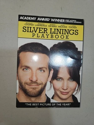 Silver Linings Playbook DVD Bradley Cooper Jennifer Lawrence Drama VG Foto 1 de 4