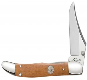 Custodia xx Kickstart Boy Scout Mid coltello da caccia pieghevole marrone tela tasca 18053 - Foto 1 di 2
