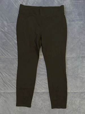 Pantalones para mujer Dress Barn negros estilo jogger talla grande Foto 1 de 4