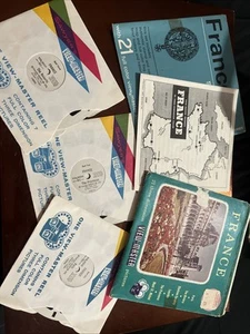Vintage France VIEWMASTER 3 Rollen, Booklet, Sleeves View Master 50er Jahre - schön - Bild 1 von 4