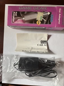SEGA GAME GEAR CAR ADAPTER  (In Box with Instruction paperwork) NEW - MK-2115 - Picture 1 of 2