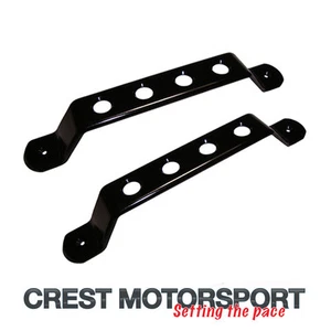 Pair of Lightweight BLACK Alloy Interior Door Handles Race/Rally/Competition Car - Picture 1 of 1