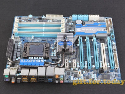 GIGABYTE GA-X58A-UD7 LGA 1366 Intel X58 SATA 6Gb/s USB3.0 Motherboard With I/O - Image 1 of 4