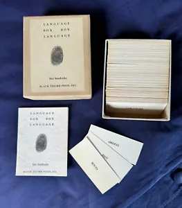 Bici Hendricks (Forbes, Nye Ffarrabas)Language Box, The Black Thumb Press Fluxus - Picture 1 of 4