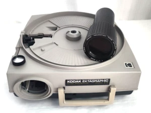 Kodak carousel Ektagraphic E-2 slide projector with Bulb & Zoom Lens Working - Picture 1 of 8