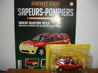 Collection Véhicules Légers Pompiers N°80 Dacia Duster VLCG Haute Saône + revue - Photo 1/3