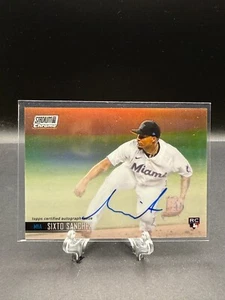 SIXTO SANCHEZ RC 2021 Stadium Club Chrome Autographs #SCCBA-SS - Picture 1 of 2