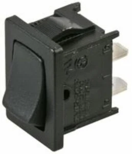 MINATURE ROCKER SWITCH OFF/ON 10A SPST suit MOTORHOME CARAVAN CAMPER - Picture 1 of 3