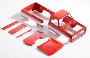 FMS 1/18 CHEVY K10 BODY SHELL -RED/WHITE- - Picture 1 of 21