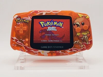 Console Torchic Gameboy Advance - Funnyplaying laminado IPS retroiluminado GBA Pokemon - Imagem 1 de 4