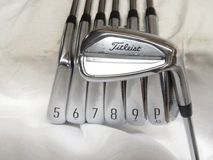 Used Titleist T200 Iron Set 5-PW, 48* TT AMT Black R300 Regular Flex Steel - Picture 1 of 9