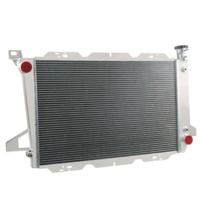 4 Rows Radiator For 1985-1996 1986 1988 1995 Ford Bronco F150 F250 F350 4.9L L6 - Image 1 of 4
