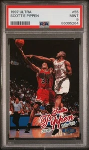 1997-98 Fleer Ultra #55 Scottie Pippen - Chicago Bulls HOF Highest Graded- PSA 9 - Picture 1 of 2