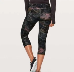 Lululemon Speed Up Tight Camouflage Pull-On Athletik Fitness Laufen Übung Yoga Hose 6 - Bild 1 von 7