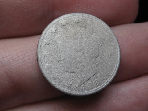 1886 Liberty Head V Nickel 5 Cent Piece Cover