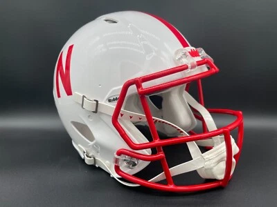 NEBRASKA CORNHUSKERS NCAA Riddell SPEED Full Size Authentic Helmet - Image 1 of 4