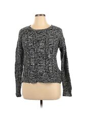 SO Women Gray Pullover Sweater XL