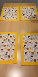 Tischset Patchwork 4er Set mit Vlies gefüttert. 46x35cm - Bild 1 von 3