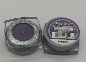 L'Oréal Infallible 24 Hr Waterproof Eye Shadow #555 Perpetual Purple Lot of 2 - Picture 1 of 2
