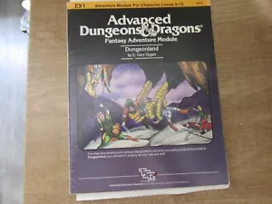 TSR AD&D EX1 DUNGEONLAND 9072 ADV DUNGEON DRAGON OTTIME CONDIZIONI - Foto 1 di 1