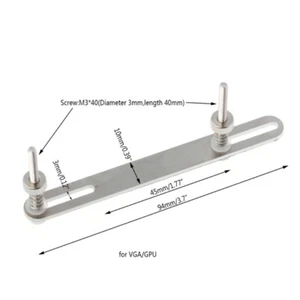 Waterblock Buckles Heatsink Block Liquid Cooler Screw M3x40 For VGA GPU - Afbeelding 1 van 8