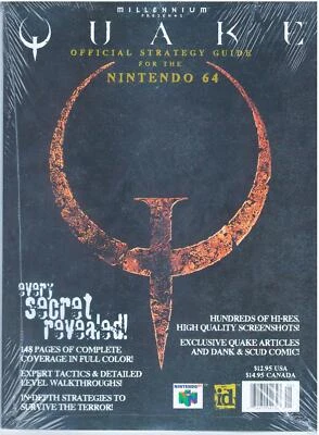 ARATIKDESIGNS Quake Official Strategy Guide for the Nintendo 64